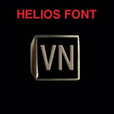 Helios Font - R to Z Two Letter Bronze Rings - Ring - Big Joes Biker Rings