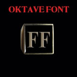 Oktave Font - D to G Two Letter Bronze Rings - Ring - Big Joes Biker Rings