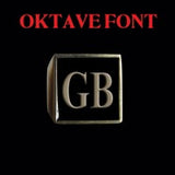 Oktave Font - D to G Two Letter Bronze Rings - Ring - Big Joes Biker Rings