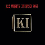 K22 Ambelyn Font - H to L Two Letter Bronze Rings - Ring - Big Joes Biker Rings