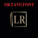 Oktave Font - H to L Two Letter Bronze Rings - Ring - Big Joes Biker Rings