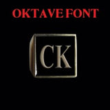 Oktave Font - A to C Two Letter Bronze Rings - Ring - Big Joes Biker Rings