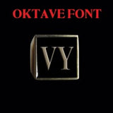 Oktave Font - R to Z Two Letter Bronze Rings - Ring - Big Joes Biker Rings