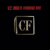 K22 Ambelyn Font  - A to C Two Letter Bronze Rings - Ring - Big Joes Biker Rings