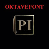 Oktave Font - M to Q Two Letter Bronze Rings - Ring - Big Joes Biker Rings