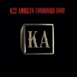 K22 Ambelyn Font - H to L Two Letter Bronze Rings - Ring - Big Joes Biker Rings