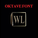 Oktave Font - R to Z Two Letter Bronze Rings - Ring - Big Joes Biker Rings