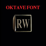 Oktave Font - R to Z Two Letter Bronze Rings - Ring - Big Joes Biker Rings