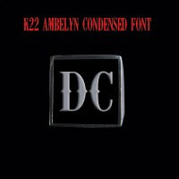 K22 Ambelyn Font - D to G Two Letter Steel Rings - Ring - Big Joes Biker Rings