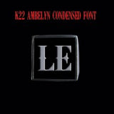 K22 Ambelyn Font - H to L Two Letter Silver Rings - Ring - Big Joes Biker Rings