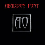 Various Abaddon Font - Two Letter Steel Rings - Ring - Big Joes Biker Rings