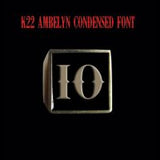 K22 Ambelyn Font - H to L Two Letter Bronze Rings - Ring - Big Joes Biker Rings