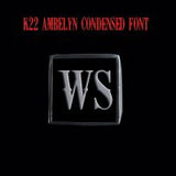 K22 Ambelyn Font - R to Z Two Letter Silver Rings - Ring - Big Joes Biker Rings