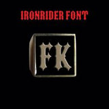 Various Ironrider Font - Two Letter Bronze Rings - Ring - Big Joes Biker Rings
