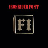 Various Ironrider Font - Two Letter Bronze Rings - Ring - Big Joes Biker Rings