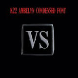 K22 Ambelyn Font - R to Z Two Letter Silver Rings - Ring - Big Joes Biker Rings
