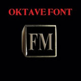 Oktave Font - D to G Two Letter Bronze Rings - Ring - Big Joes Biker Rings