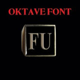 Oktave Font - D to G Two Letter Bronze Rings - Ring - Big Joes Biker Rings