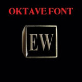 Oktave Font - D to G Two Letter Bronze Rings - Ring - Big Joes Biker Rings