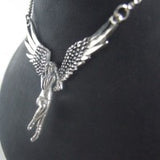 Fallen Angel Sterling Silver Pendant - Pendant - Big Joes Biker Rings