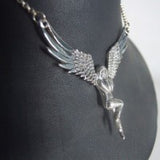 Fallen Angel Sterling Silver Pendant - Pendant - Big Joes Biker Rings