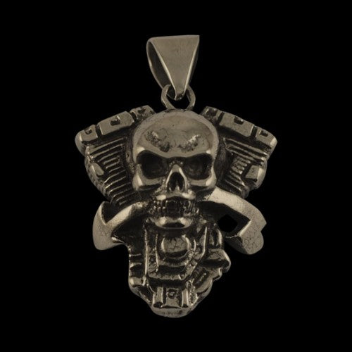 Easy Rider Skull, Biker forever - Anhänger Pendant - Jewelry