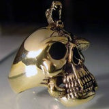 Snake Skull Ring - Ring - Big Joes Biker Rings