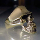 Grinning Classic Skull Ring - Ring - Big Joes Biker Rings