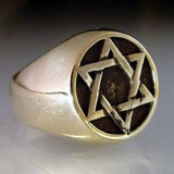 Hexagram Ring - Ring - Big Joes Biker Rings
