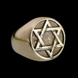 Hexagram Ring - Ring - Big Joes Biker Rings