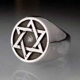 Hexagram Ring - Ring - Big Joes Biker Rings