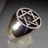 Hexagram Ring - Ring - Big Joes Biker Rings