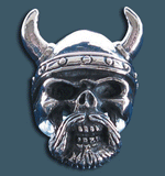 Morse / Viking Skull Ring - Ring - Big Joes Biker Rings