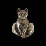 Bastet Cat Goddess Ring - Ring - Big Joes Biker Rings