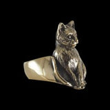 Bastet Cat Goddess Ring - Ring - Big Joes Biker Rings