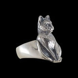 Bastet Cat Goddess Ring - Ring - Big Joes Biker Rings