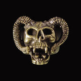 Aries Ram Skull Ring - Ring - Big Joes Biker Rings