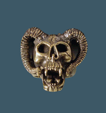 Aries Ram Skull Ring - Ring - Big Joes Biker Rings