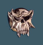 Vampire Skull Ring - Ring - Big Joes Biker Rings