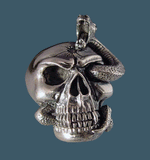 Snake Skull Ring - Ring - Big Joes Biker Rings
