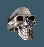 Grinning Classic Skull Ring - Ring - Big Joes Biker Rings
