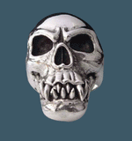 Fang Skull Ring - Ring - Big Joes Biker Rings