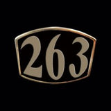 263 3-Number Ring - Ring - Big Joes Biker Rings