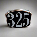 325 3-Number Ring - Ring - Big Joes Biker Rings