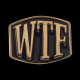 WTF 3-Letter Ring - Ring - Big Joes Biker Rings