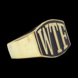 WTF 3-Letter Ring - Ring - Big Joes Biker Rings