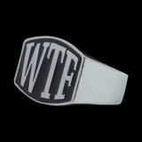 WTF 3-Letter Ring - Ring - Big Joes Biker Rings
