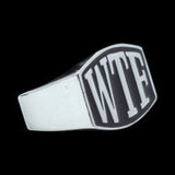 WTF 3-Letter Ring - Ring - Big Joes Biker Rings