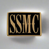 SSMC (K22 Font) 4-Letter Ring - Ring - Big Joes Biker Rings