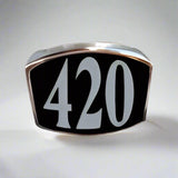420 3-Number Ring - Ring - Big Joes Biker Rings